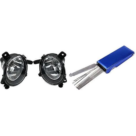 kit d'outils de nettoyage pour lampe torche 13 en 1 (aiguille de coupe pour buse) et 1 paire de phares antibrouillard de rechange pour pare-chocs (1/5)