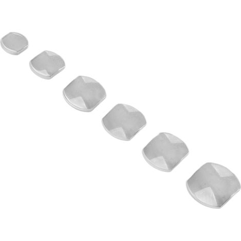Lot de 6 loupes de calendrier et de date pour montres, outil professionnel à convexité pour la réparation de montres.