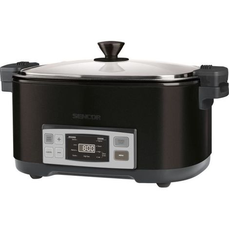Sencor SPR-5508BK Schongarer schwarz 6 Liter elegantes Design (1/5)