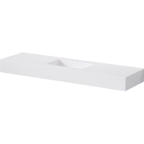 Steinberg Serie 444 lavabos de pared, 1 agujero para grifo, sin
