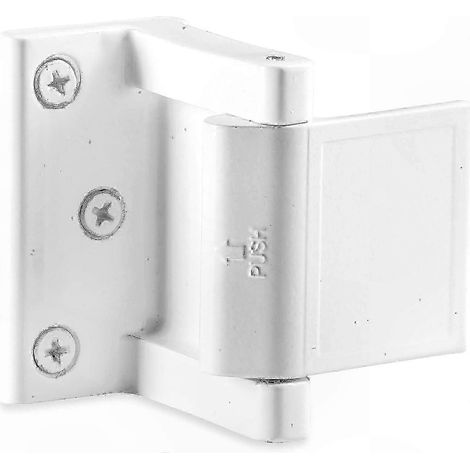 Renfort de porte haute sécurité pour portes s'ouvrant vers l'intérieur, avec verrou de sécurité et résistance accrue. (1/4)