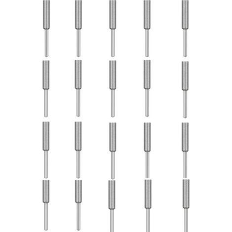 Ensemble de 20 affûteurs de chaîne de tronçonneuse et roues 4 mm, embouts émeri