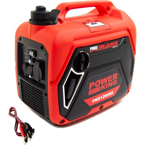 PowerKing PKG1200SS Silent Petrol Inverter Generator, Camping & Home Backup, 1.3kVA (1/5)