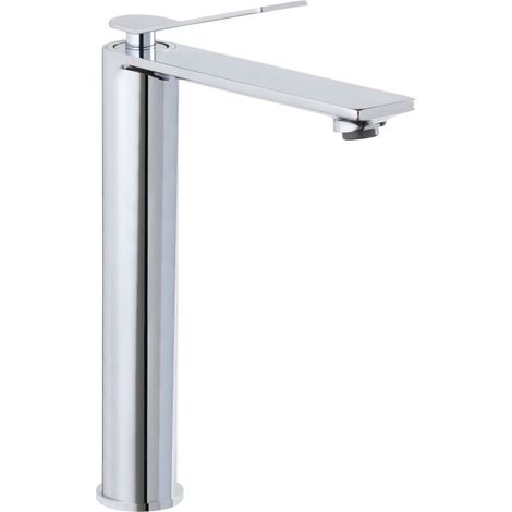 Collection, mitigeur de lavabo, robinet de salle de bains, idéalement conçu pour lavabo ou vasque à poser, chrome, VIOLA L