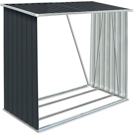Maison Exclusive - Capannone da Giardino in Acciaio Zincato 163x83x154cm Antracite
