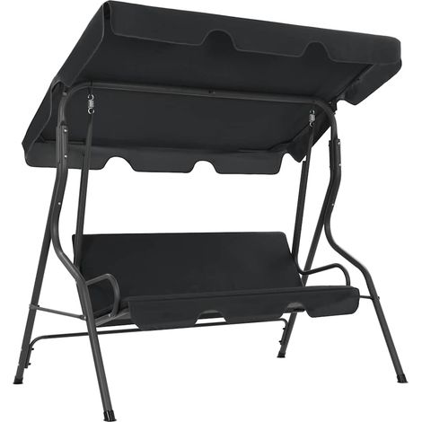Balancelle de jardin Mobilier de jardin - Anthracite 170 x 110 x 153 cm BV622721 - BonneVie (1/5)