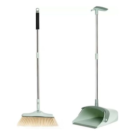 Ensemble balai (vert, avec coupe-balais) (1/3)
