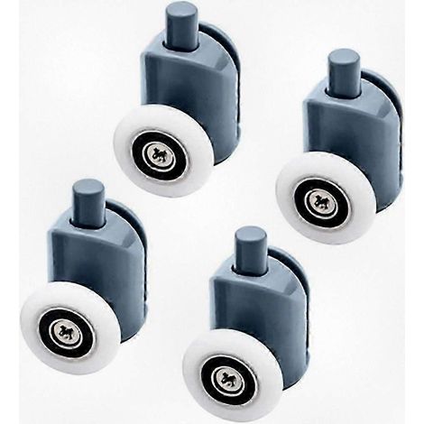 Roulettes en laiton de 25 mm pour portes de douche, pour le remplacement dans les parois de douche coulissantes en verre.-AquaForge (1/5)