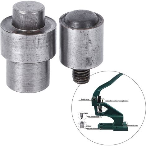 Machine à œillets manuelle avec matrice 14mm - Outil d'installation pour presser et perforer (1/4)