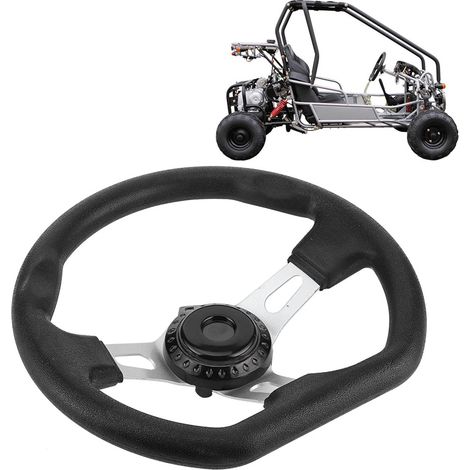 Volant de Course 270mm pour Kart et Buggy - Accessoire Haute Qualité (1/5)