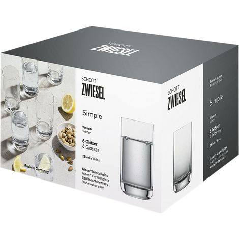 Michelin Zwiesel Set aus 6 transparenten Gläsern