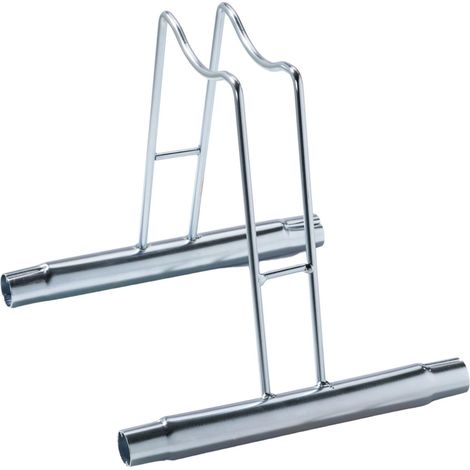 ANDRYS - Rastrelliera Porta Biciclette a Terra 1 Posto Alto, con Confiche per Collegare i Porta Biciclette, Anche per le Bici con Freno a Disco, Zincato a Freddo, Colore Tropiacl Oro, 38.5 x 42 x 41 c (1/5)