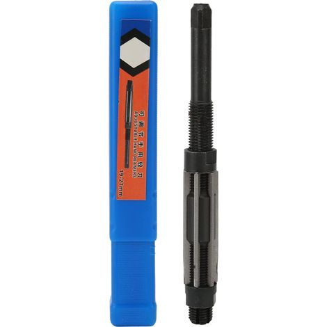 Adjustable Manual Reamer, Flute 9Crsi Straight Reamer, 6 Flute Milling Cutting Tool, Hand Reamer for Hole Drilling Metal and Wood (19-21mm) (1/5)