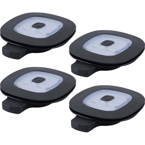 Lampes Frontales Rechargeables USB pour Bonnets – 4 Pièces Lampes Frontales Remplaçables Tous Types Chapeaux (1/5)