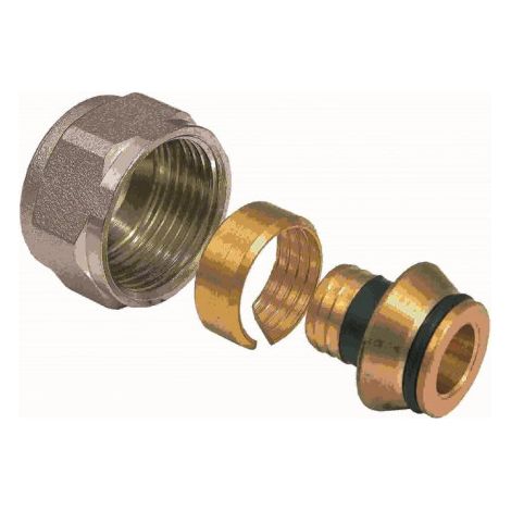Raccord fileté euro-cône 20 femelle 20x27 19030 - MULTITUBO SYSTEMS
