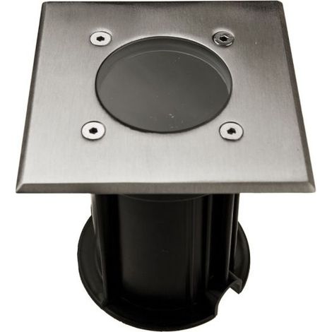 PORTAFARETTO DA INTERRARE QUADRATO D.110x120H IP65 GU10 - 7516
