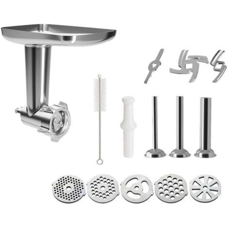 Tritacarne in acciaio inossidabile per accessori per robot da cucina KitchenAid (1/4)
