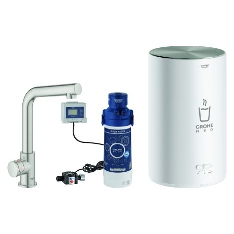 GROHE Red Mono Standventil Set, Ausladung 153mm, L-Auslauf, mit (1/5)