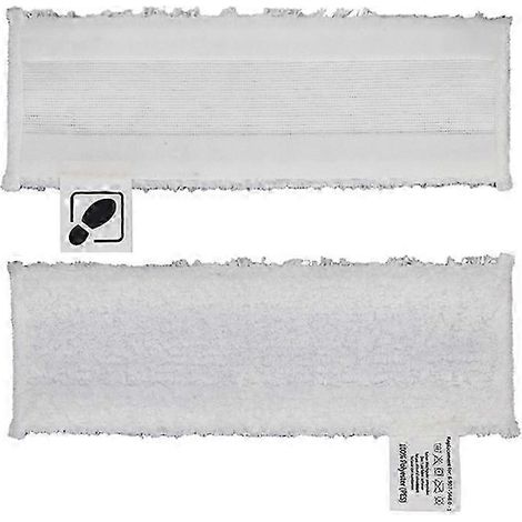 AURA Lot de 2 chiffons en microfibre pour nettoyeur vapeur Karcher SC2 SC3 SC4 SC5 Easyfix - Accessoires de rechange pour balais à franges résistants (1/5)
