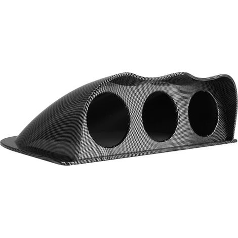Supporto per indicatore, staffa di montaggio universale per indicatore del cruscotto a 3 fori da 52 mm/2 pollici, staffa di montaggio universale per indicatore del cruscotto dell'auto