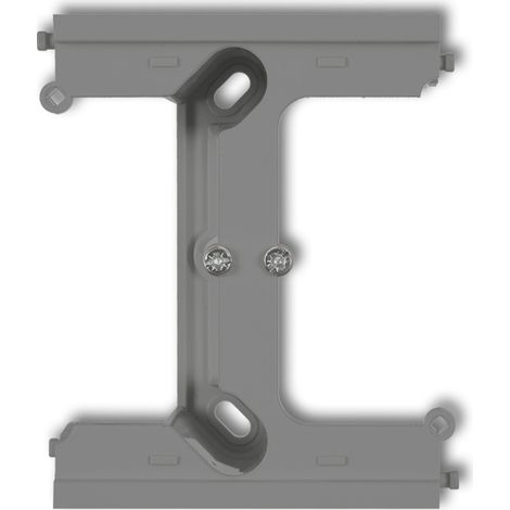 Módulo de extensión Karlik deco / mini gris mate para caja individual plegable de montaje en superficie para múltiples marcos de decoración, mini 27DPU-2