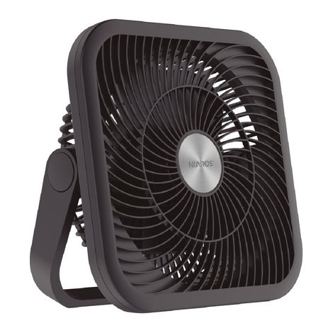 Ventilador portátil "Rayna" multifunción (9W motor DC 5V) color negro