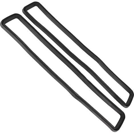 2 pièces joints de calfeutrage en caoutchouc noir pour aération de cloison Land Rover Series 2 2a 3 Defender 90/110 MUC4299 jusqu'au VIN HA704901 (1/5)