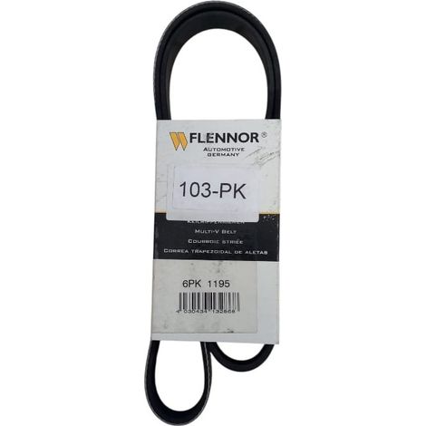 6pk1195 cinghia poly-v alternatore servizi marca flennor (1/5)