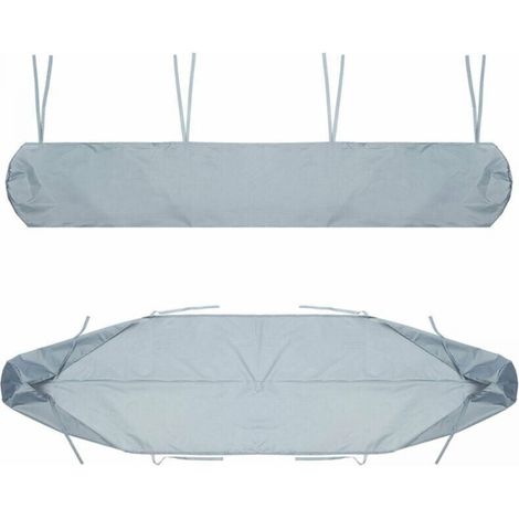 1PC 4m Awning Bag (Gray), Black Patio Awning Bag Dust Cover for Courtyard Garden (1/4)