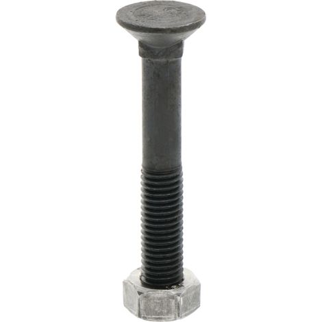 Boulon de charrue avec écrou M12x1,75x85 10,9 DIN 608