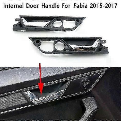 Compatible avec la poignée de porte intérieure gauche/l'actionneur de porte des modèles Fabia 2015 et ultérieurs, références 6V0837221A et 6V08222A. (1/5)