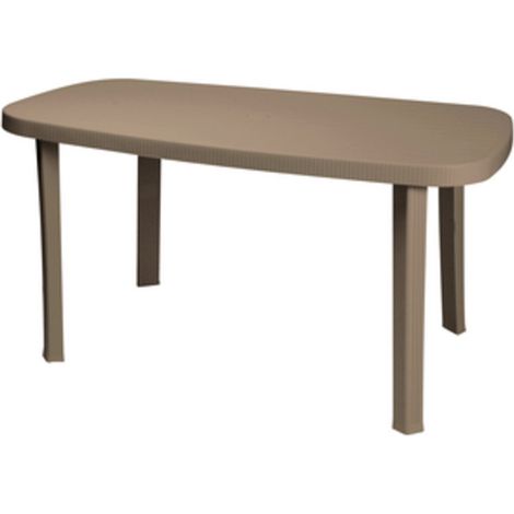 TAVOLO GARDEN OTELLO CM.136X82X72H TORTORA 1 PZ