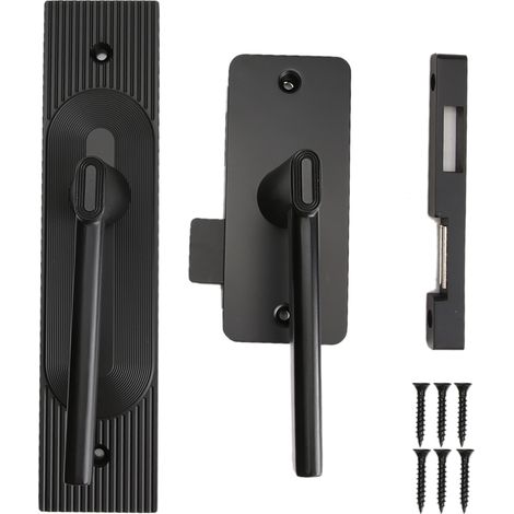 Serrure de porte à installation rapide DB111 noire (1/4)