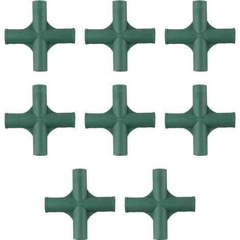Conector de PVC de 16 mm – 4 tipos – Soporte estable y robusto – Conector para estructura de invernadero (1/5)
