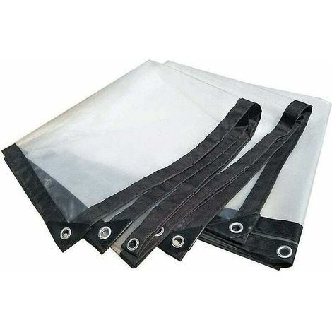Bâche Transparente - Bache Impermeable PE 2x3m - Pour Meubles De Jardin Piscine Serre - 1 Unite (1/4)