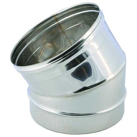 Curva inox 45° : Diametro - 80