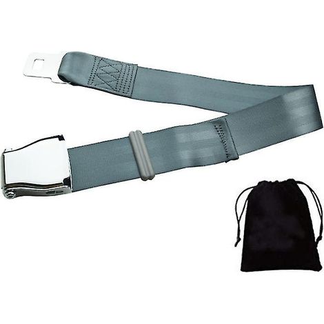 Rallonge de ceinture de sécurité universelle réglable pour enfants - grise (1/4)