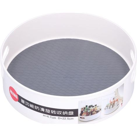 Boîte de rangement rotative avec poignée, support de fruits pour table à manger, organisateur de cuisine pour la maison (1/5)