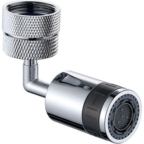 Robinet de Filtre Anti-éclaboussures Universel,Robinet Rotatif à 720 °, buse de Protection Contre les Projections et les éclaboussures à Double Fonction, Convient à la Cuisine et à la Salle de bain (1/4)