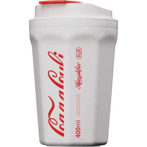 400 ml kabelloser Auto-Luftbefeuchter im Becherdesign, Luftdiffusor für das Schlafzimmer mit Lithiumbatterie, ohne Knopf.