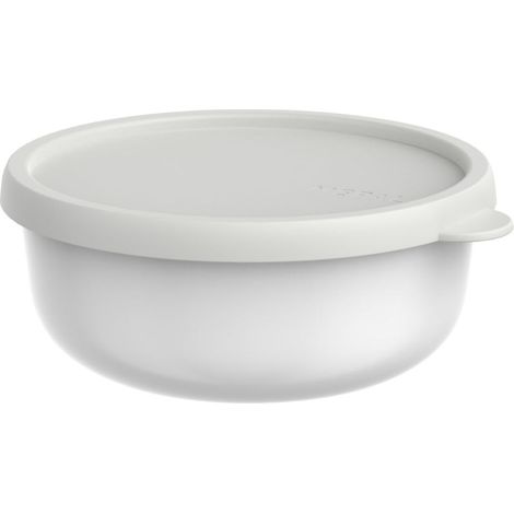 Récipient pour micro-ondes Lumina - Boîte hermétique alimentaire avec couvercle pour frigo, congélateur, four vapeur, micro-ondes et lave-vaisselle - Bol de service - 750 ml - White (1/5)