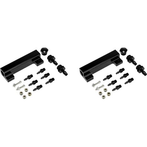 Deux kits de collecteurs d'admission à 6 ports avec bloc de dépression, soupapes de dérivation d'échappement de carburant et fonction turbocompresseur  interface 1/8 NPT compatible avec les contrôleur (1/5)