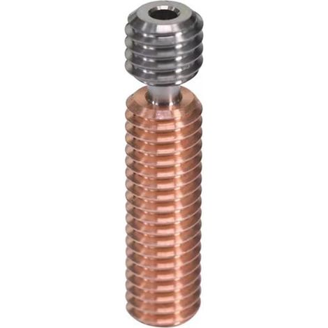 Per Ender3S1 Lega di titanio bimetallica Heatbreak Lega di rame M6 x 26 mm per stampante a filamento da 1,75 mm (1/5)