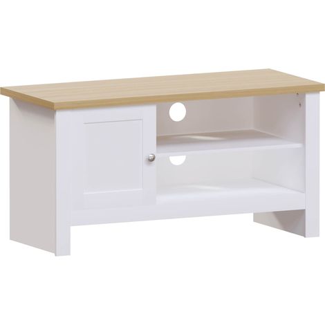 Arlington 1 Door TV Unit Cabinet Stand Storage Unit, White