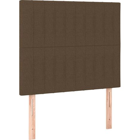Maison Exclusive - Cabecero de cama marrón oscuro 80x5x118/128 cm (1/5)