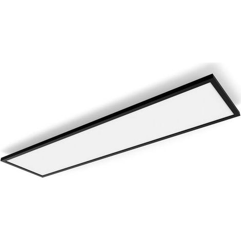 [NEUWERTIG] B-Ware Philips Hue Deckenlampe Aurelle LED Leuchte dimmbar schwarz 120x30cm IP20 3550lm (1/2)