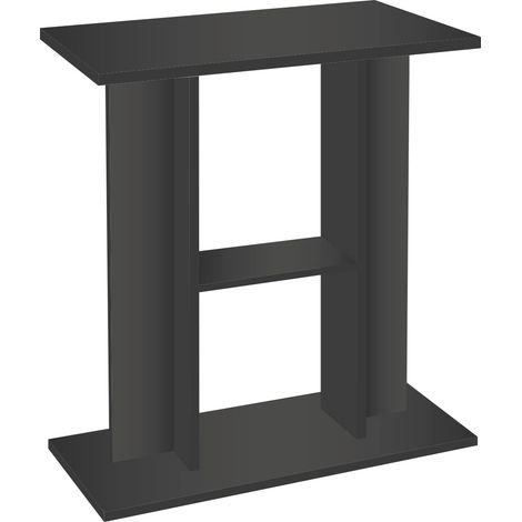 AQPET E-CABINET Supporto per Acquari a Libreria in Legno, Nero