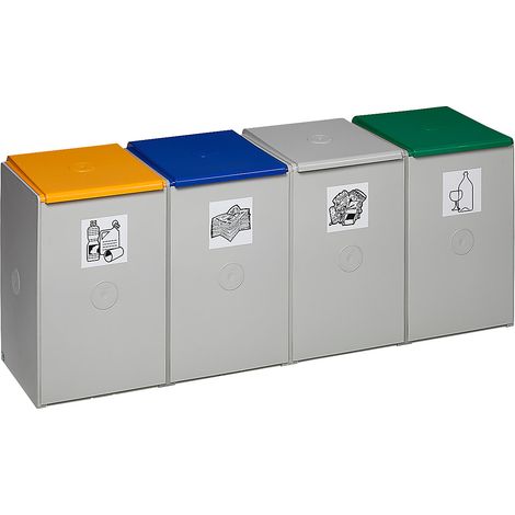 VAR, Collecteur de tri en plastique, poste de tri avec bacs de