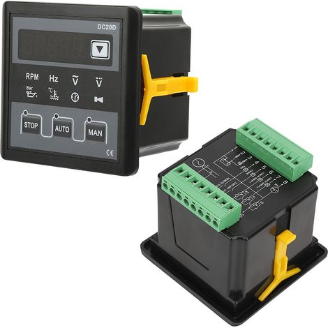 Contrôleur de petit groupe électrogène DC20D, module de commande automatique pour groupes électrogènes refroidis par air (1/5)