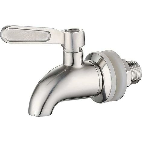 Distributeur d'eau du robinet rotatif en acier inoxydable 304 – Pour vin, bière, jus de fruit – Diamètre 16mm – Résiste à 50 millions de retournements (1/4)